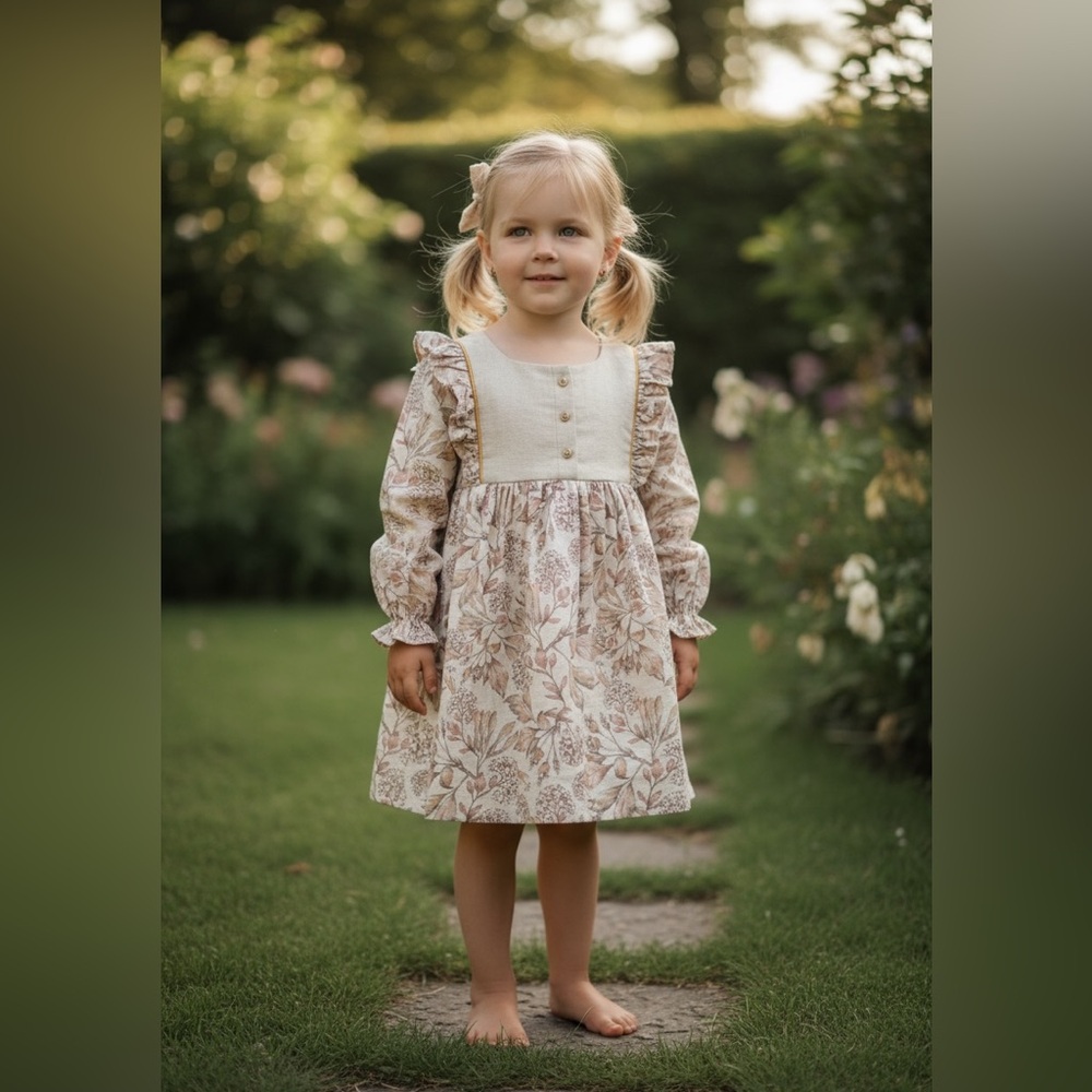 Floral Long Sleeve Dress